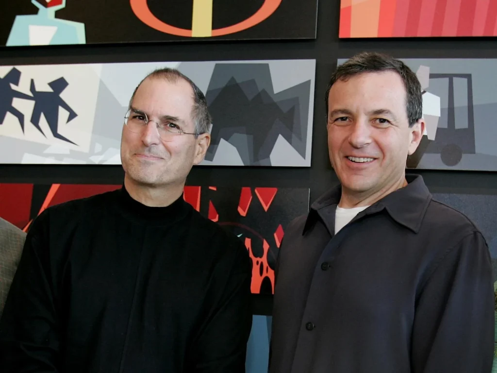 Steve Jobs And Bob Iger 1024x768